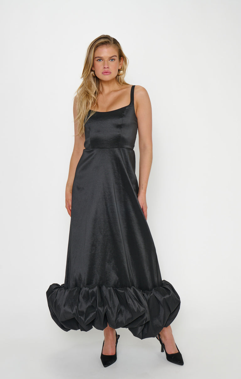 Rebecca Midi Dress, in Black Taffeta, Size: Large | Show Me Your Mumu | Bridesmaid Dresses & Wedding Attendee Dress Rebecca Midi Dress, in Black Taffeta, Size: Large | Show Me Your Mumu | Bridesmaid Dresses & Wedding Attendee Dress