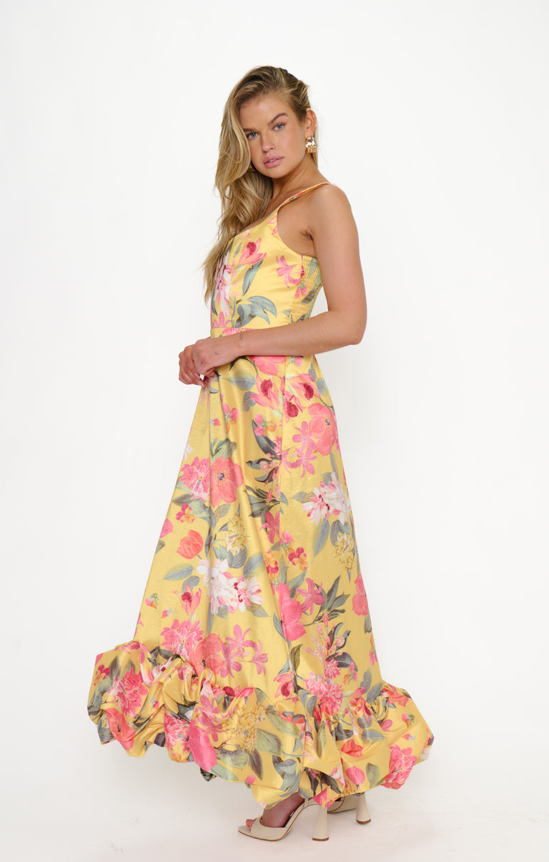 rebecca midi dress Rebecca Midi Dress, in Mimosa Floral Taffeta | Show Me Your Mumu