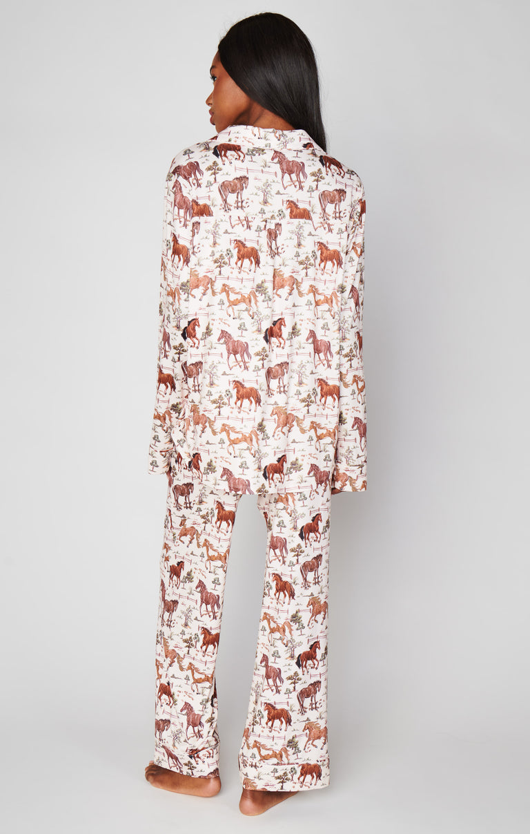 Classic PJ Set ~ Country Horses Jersey