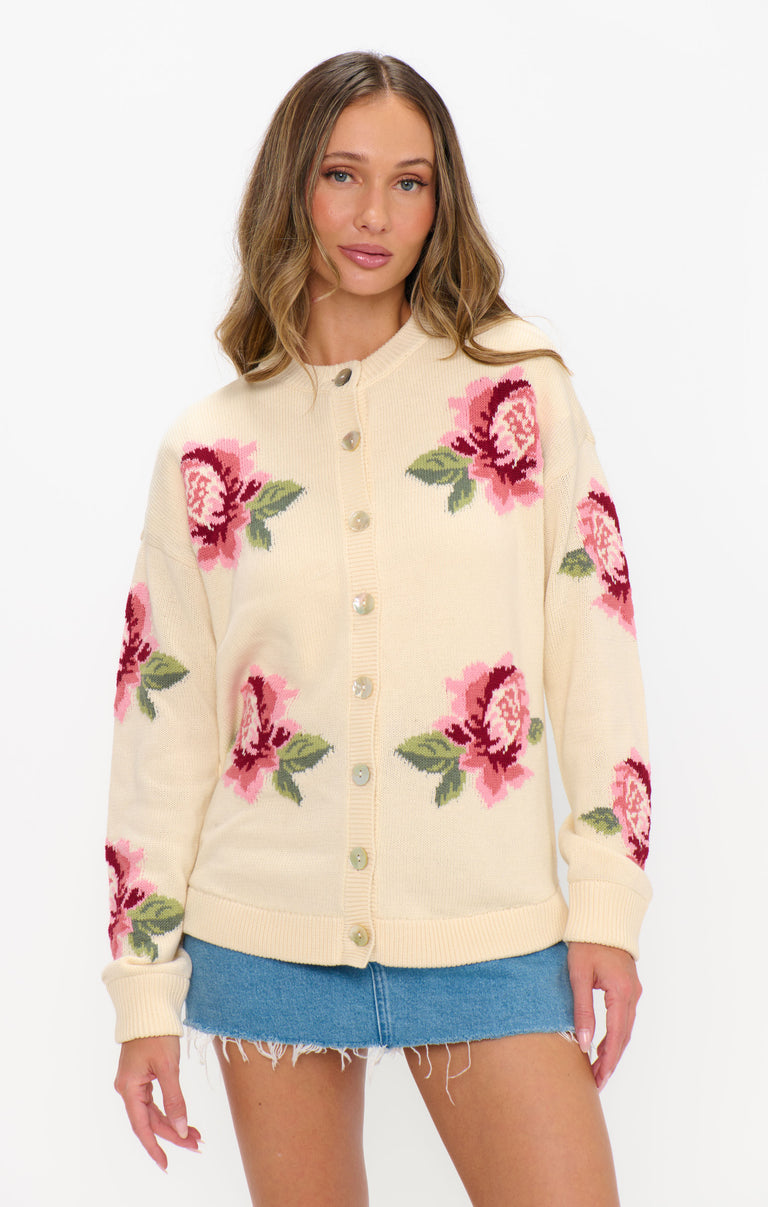 Langley Cardigan ~ Rose Knit – Show Me Your Mumu
