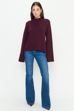 Emerson Sweater ~ Merlot Knit