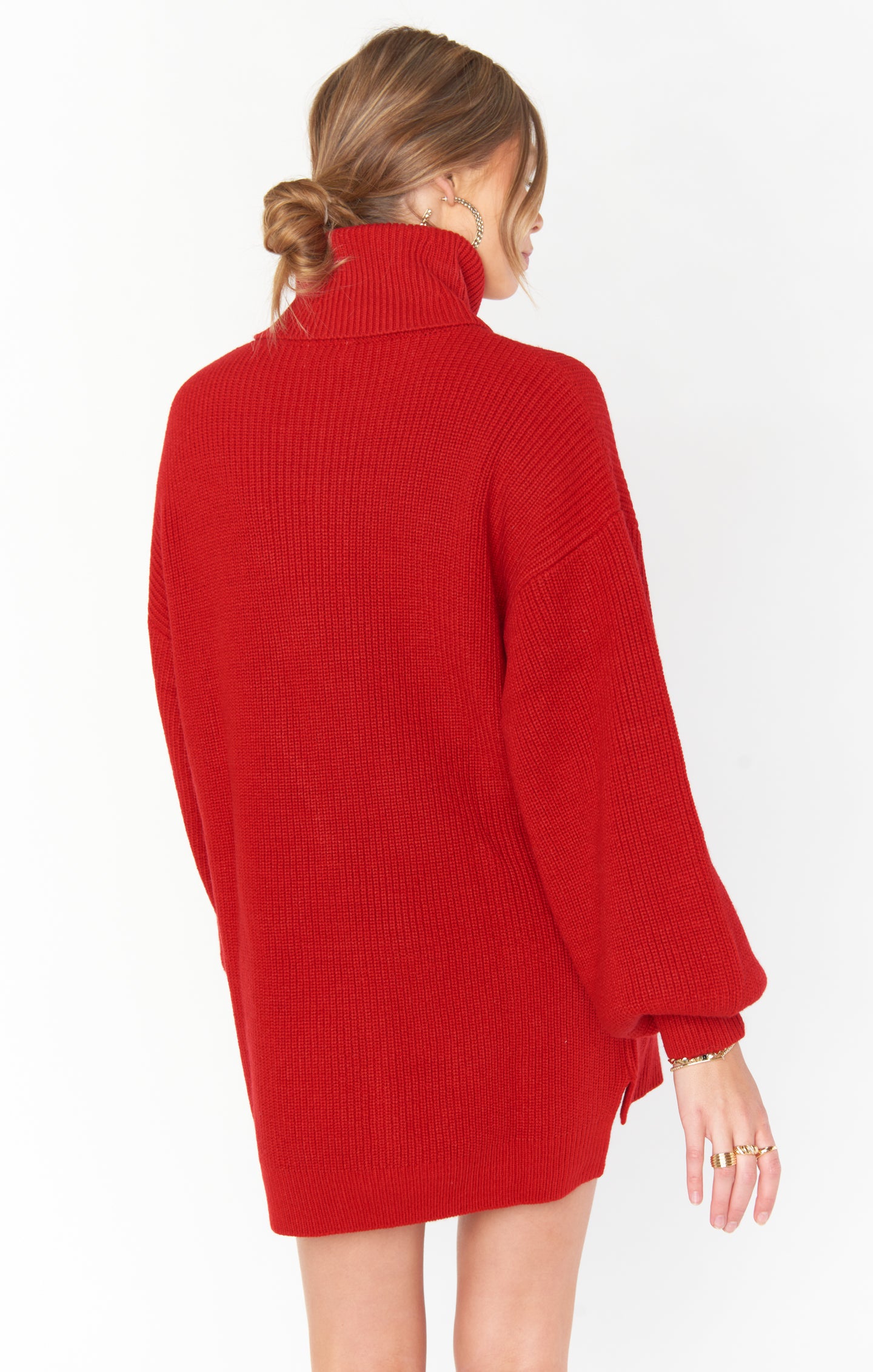 Chester Sweater Dress ~ Holly Red Knit – Show Me Your Mumu