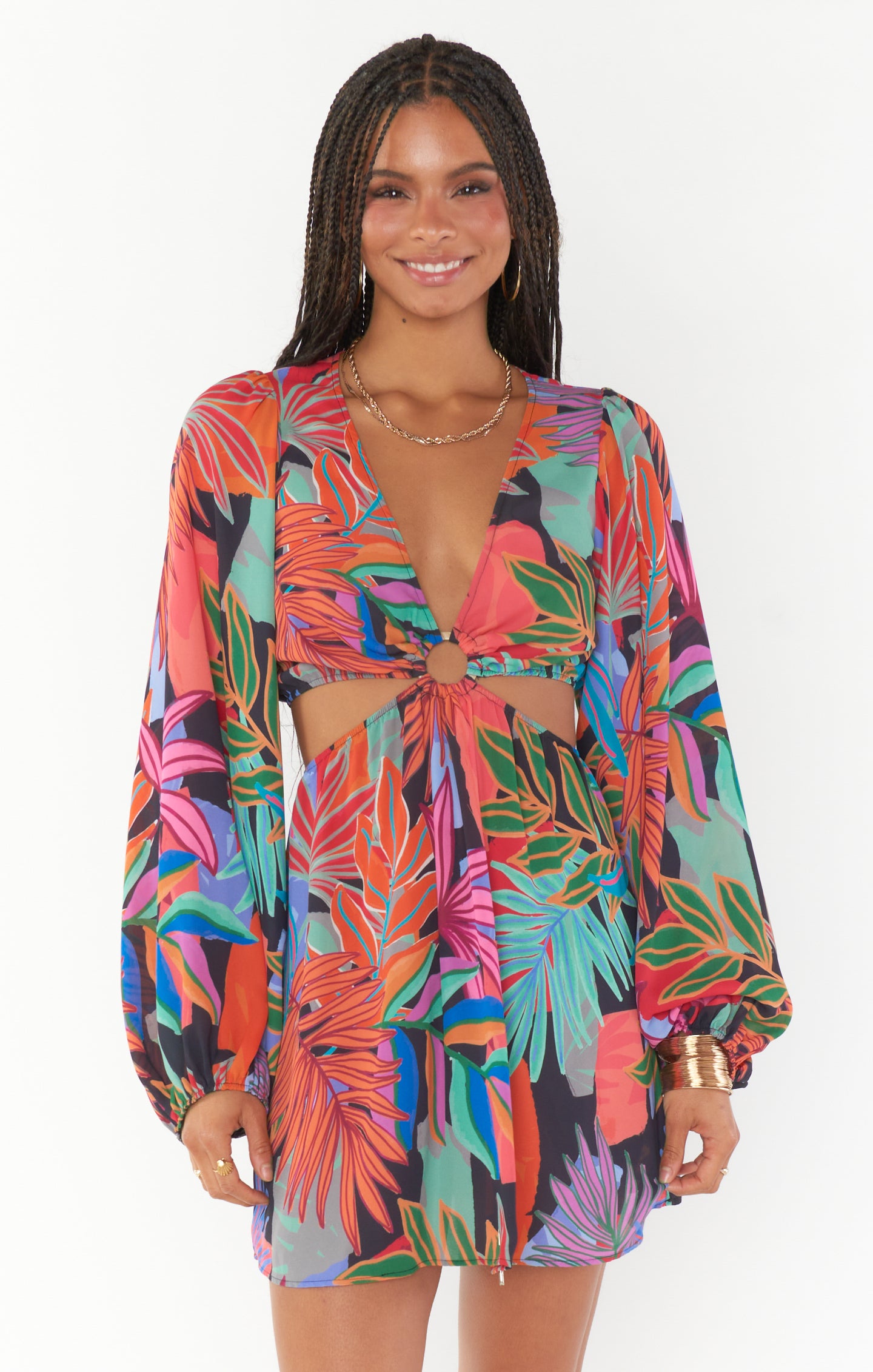 Go Out Cut Out Mini Dress ~ Tropical Paradise – Show Me Your