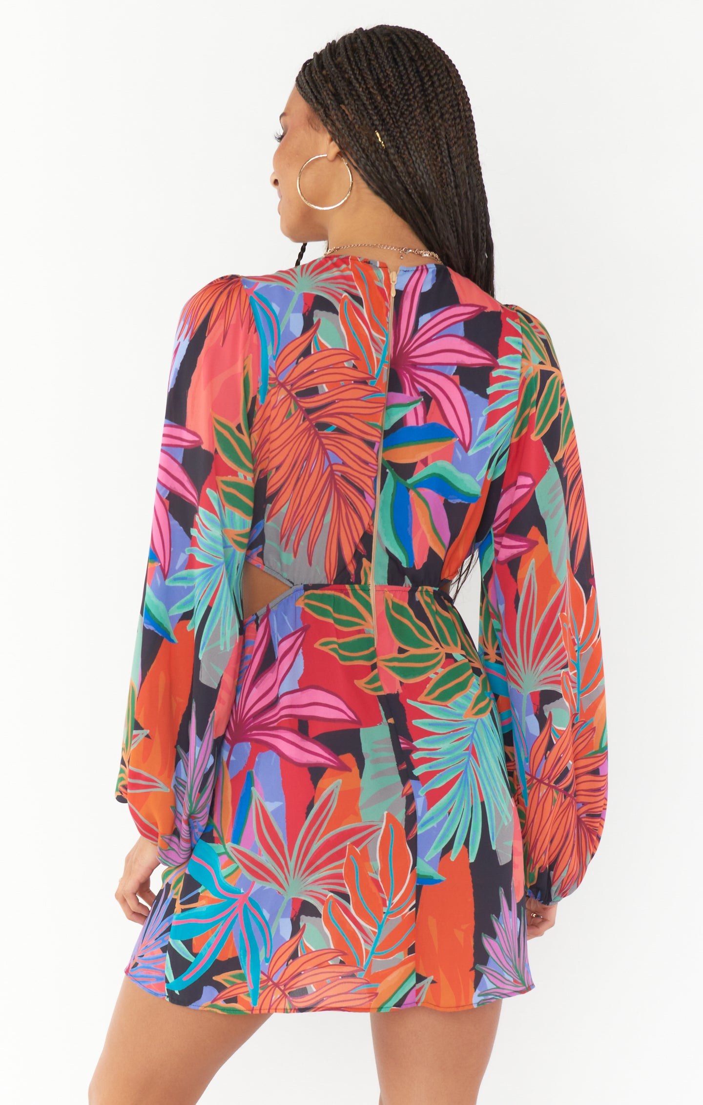 white christmas dresses Go Out Cut Out Mini Dress ~ Tropical Paradise – Show Me Your Mumu