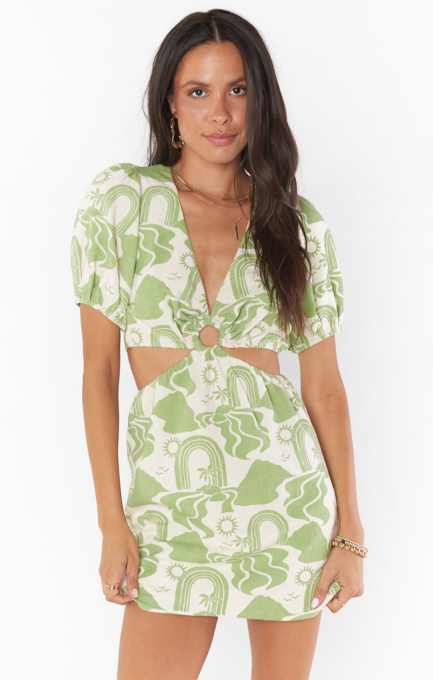 Jessa Mini Dress ~ Desert Sands – Show Me Your Mumu