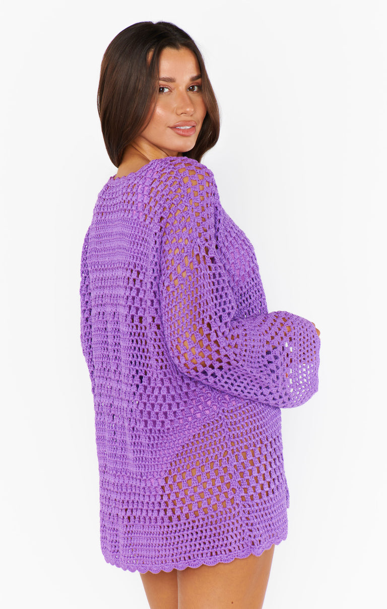 Paula Pullover ~ Ultra Violet Crochet – Show Me Your Mumu
