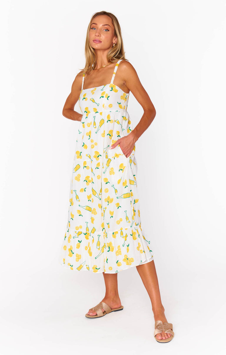 Summer Fling Midi Dress ~ Limoncello Embroidery Show Me Your Mumu Summer Fling Midi Dress ~ Limoncello Embroidery Show Me Your Mumu