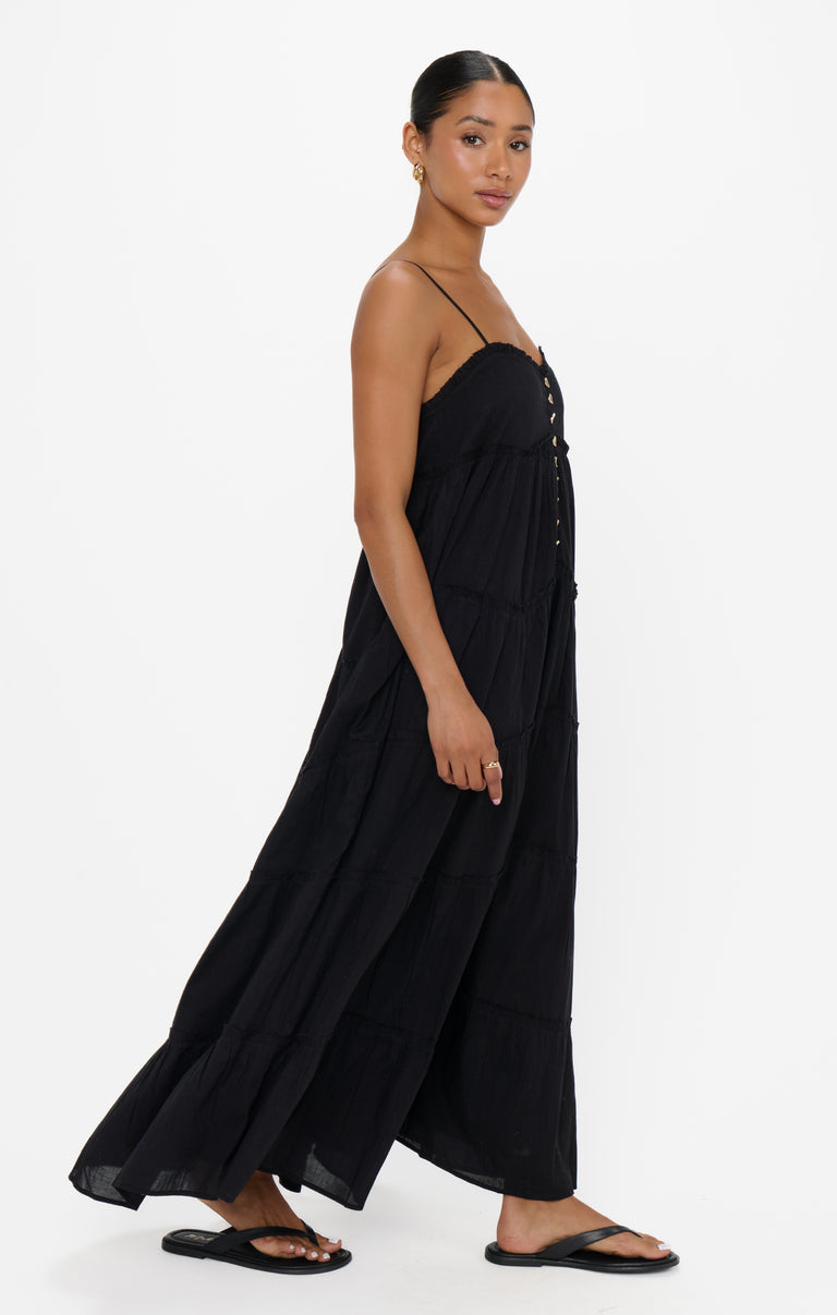 Gracie Midi Dress ~ Black Voile – Show Me Your Mumu