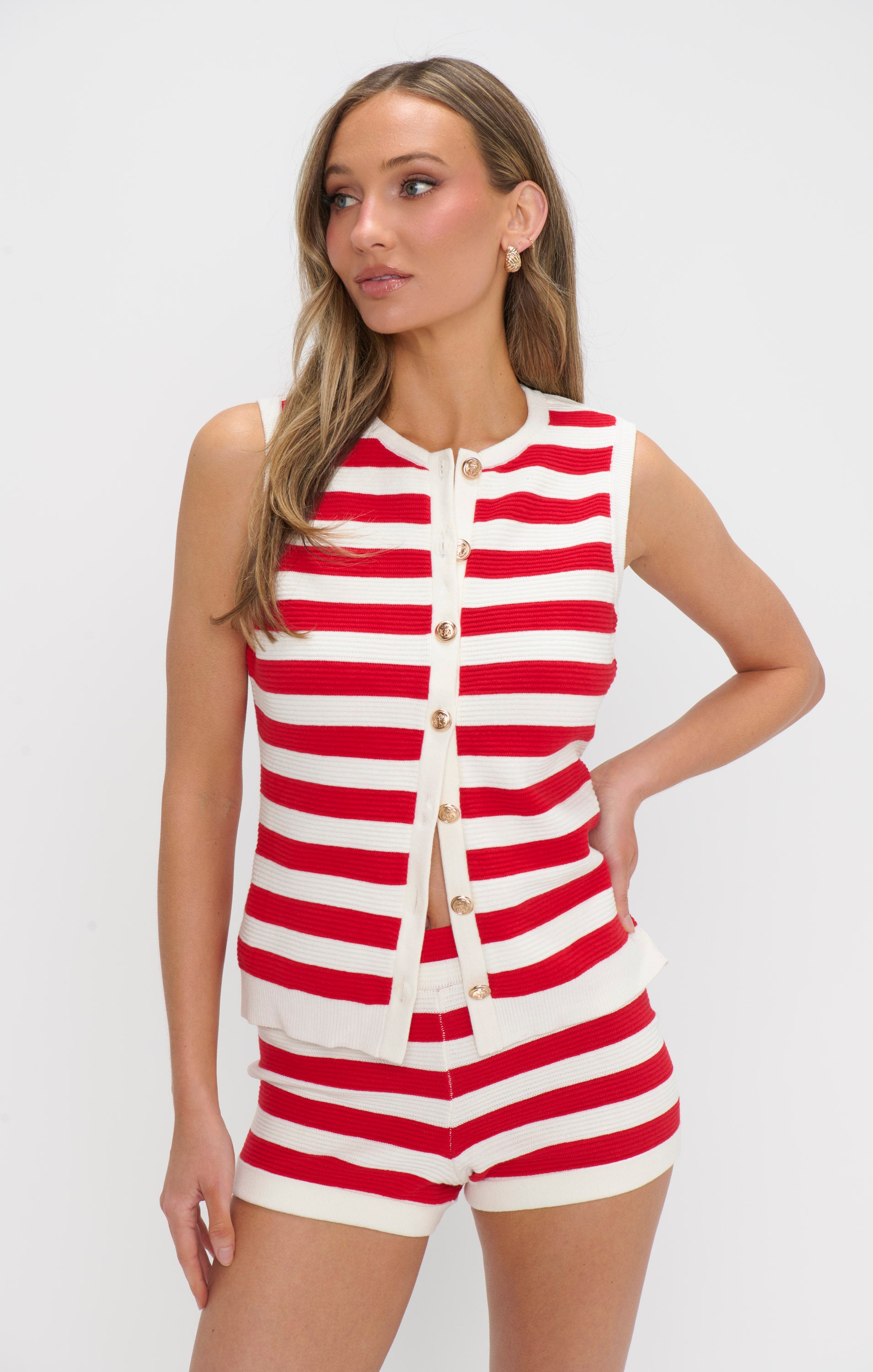 Devin Tank ~ Red Stripe Delight Knit – Show Me Your Mumu