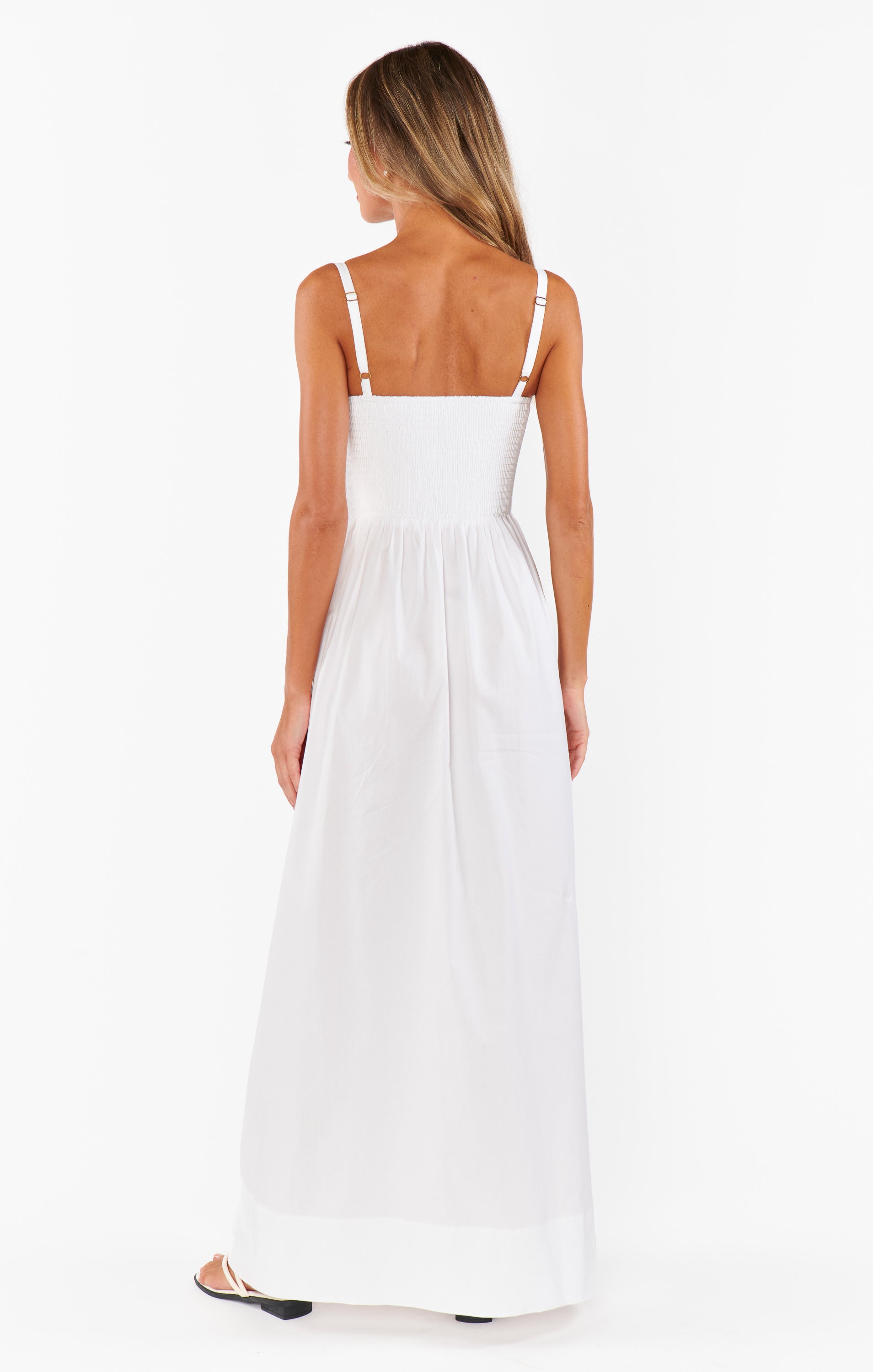 Dixie Maxi Dress ~ White Poplin – Show Me Your Mumu