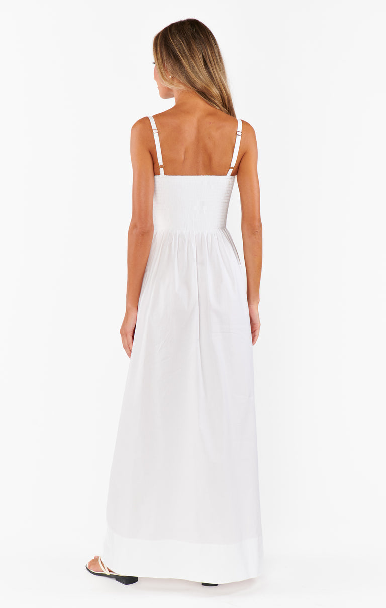 dixie maxi dress Dixie Maxi Dress ~ White Poplin Show Me Your Mumu