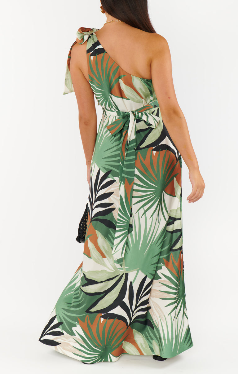 Jackie Maxi Dress ~ Caribbean Palms – Show Me Your Mumu