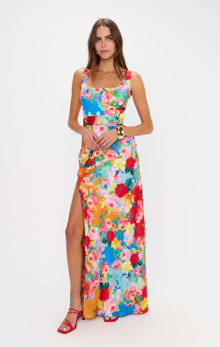 Sonnett Maxi Dress Show Me Your Mumu Lisa Maxi Dress Women's Floral Smocked Back Tie Front Dress With Pockets Sonnett Maxi Dress Show Me Your Mumu Lisa Maxi Dress Women's Floral Smocked Back Tie Front Dress With Pockets