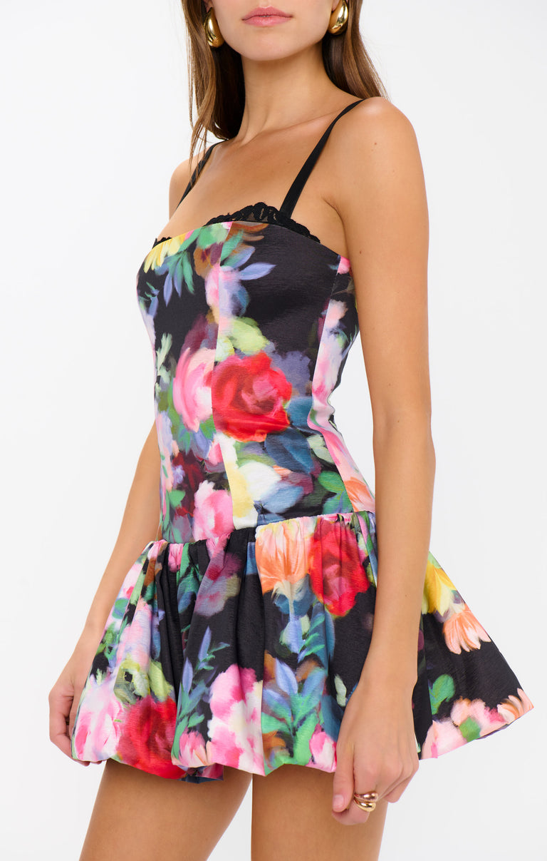Tiffany Skort Dress ~ Moonlit Garden Gala Taffeta – Show Me Your Mumu