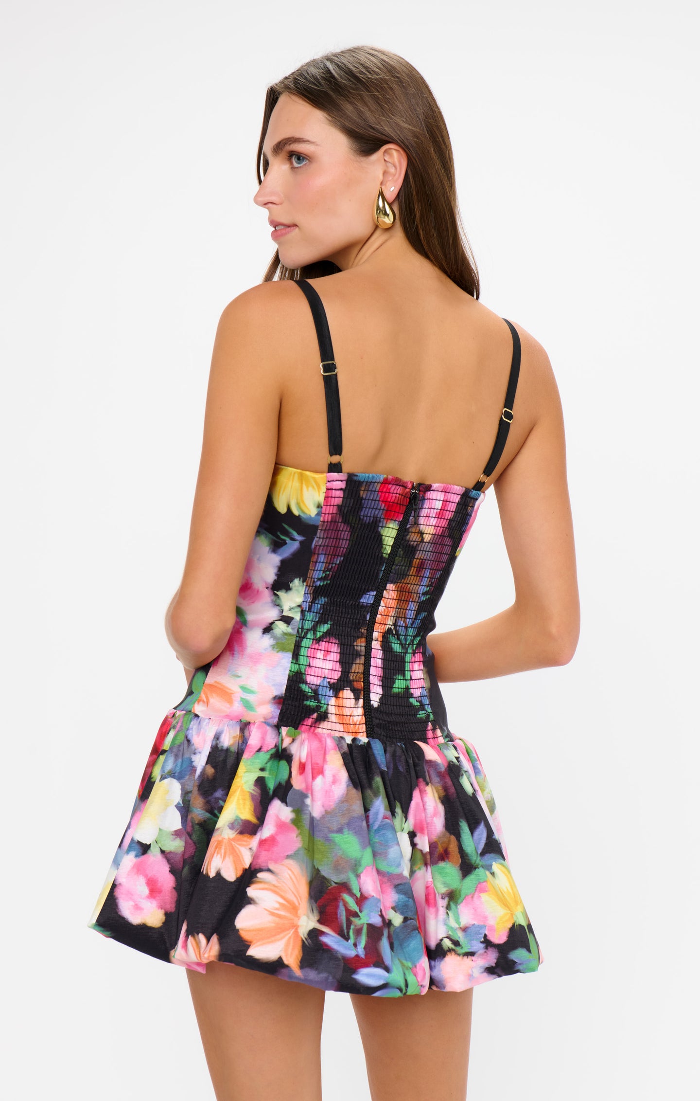 新品♡ bonjour skirt dress ＆scarf 8Y♡ Bonjour Diary Long Skirt Dress & Hairclip Indigo Tulle (S8