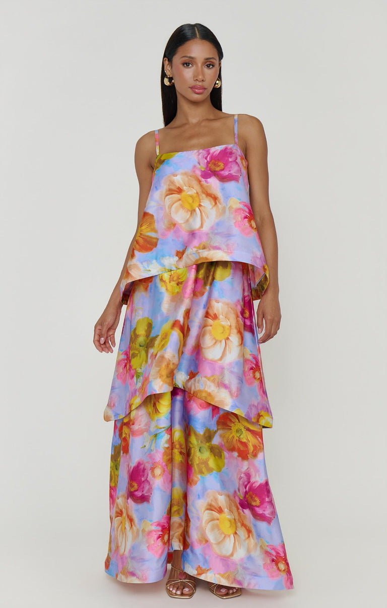 Ella Maxi Dress, in Brushed Blooms, Size: XL | Show Me Your Mumu
