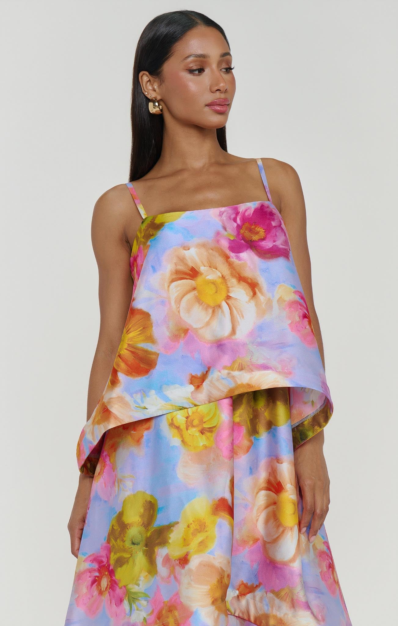 Ella Maxi Dress, in Brushed Blooms, Size: XL | Show Me Your Mumu