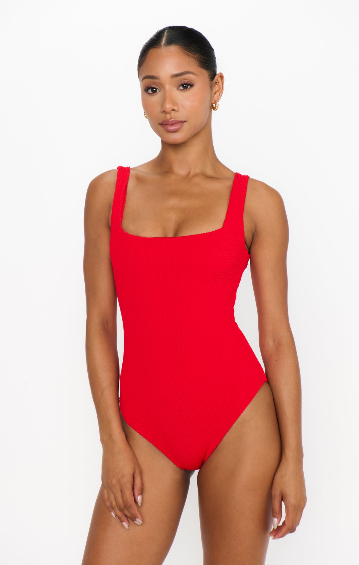 The Scrunch One Piece ~ Hot Tamale Red Scrunch – Show Me Your Mumu
