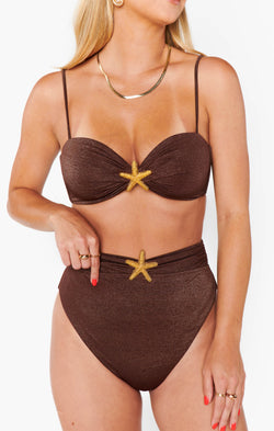 Beirut Bottom ~ Cinnamon Shimmer with Starfish