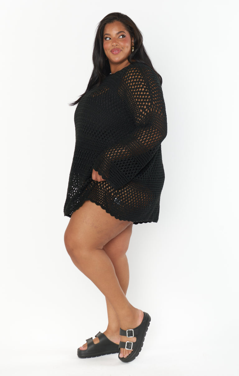Paula Pullover ~ Black Crochet – Show Me Your Mumu