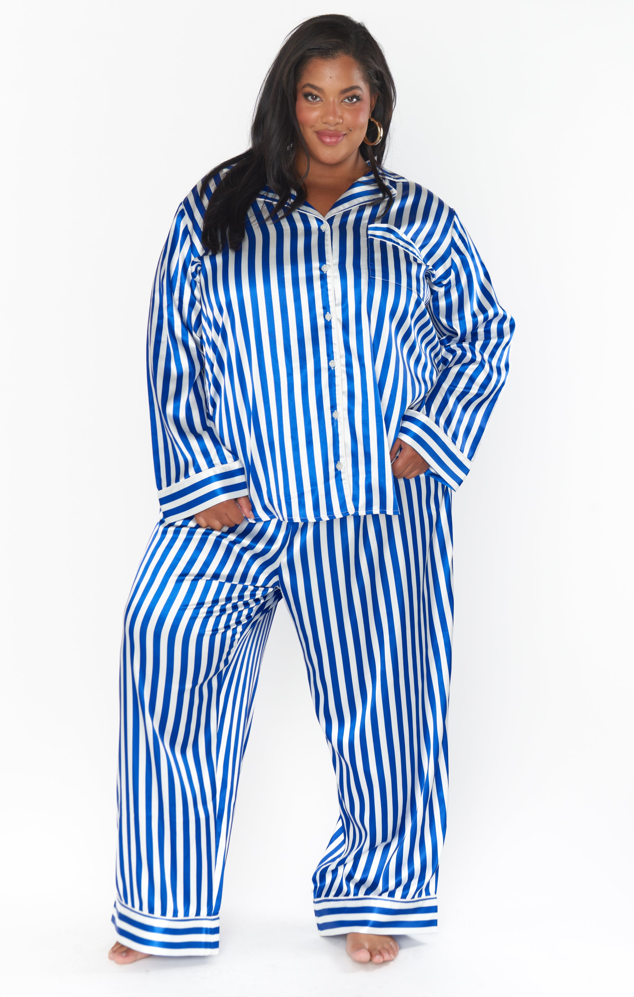 Matchbox Mouse Medium Outfit  Blue Striped Pajamas & Sleeping