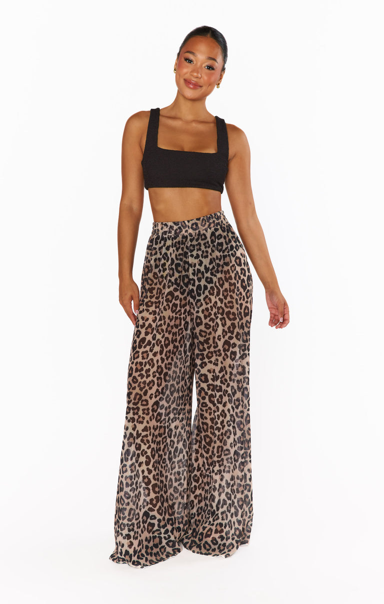 Jet Setter Pants ~ Cheetah Mesh – Show Me Your Mumu