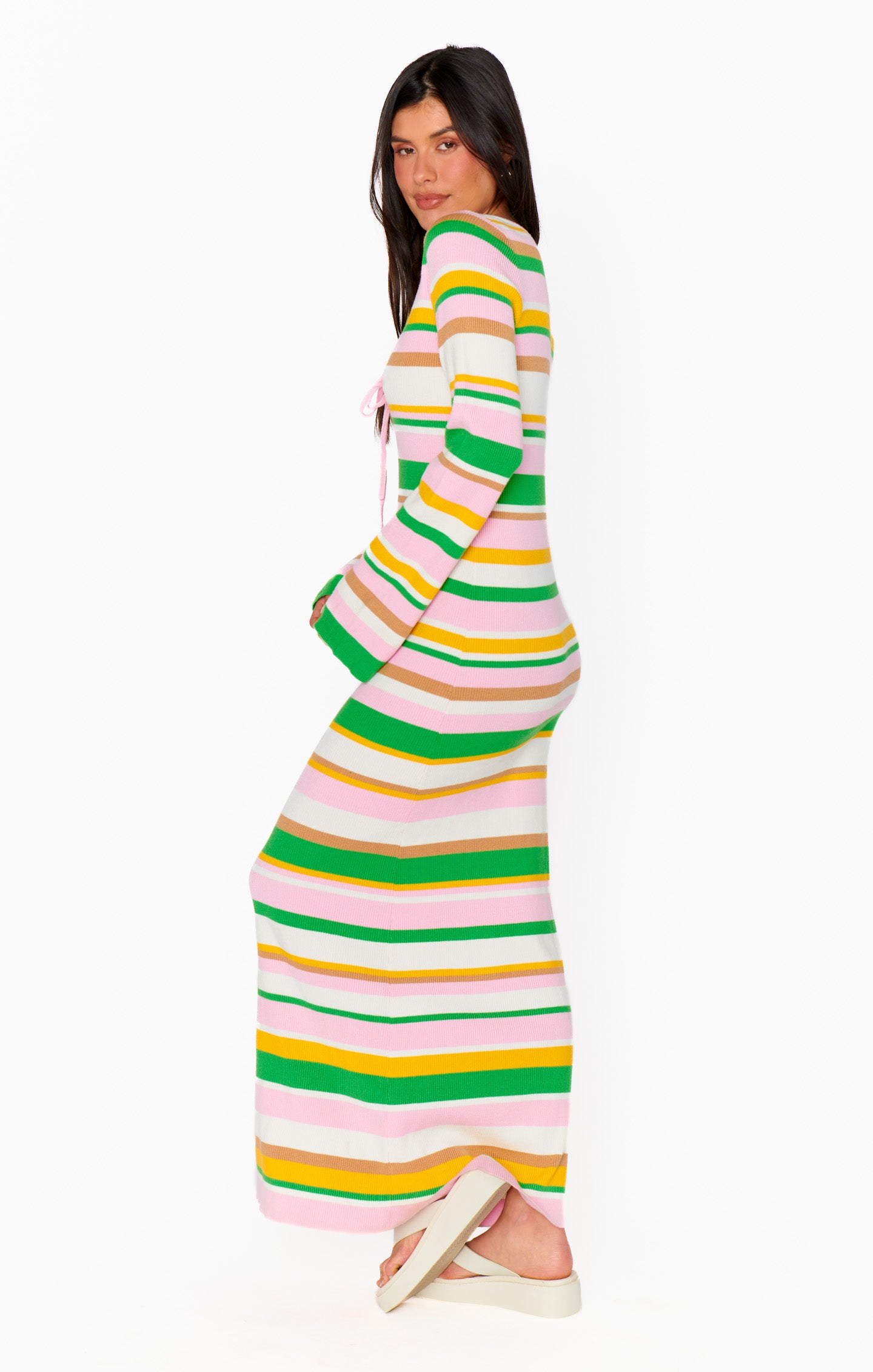 Vacay Maxi Dress ~ Multi Rib Knit – Show Me Your Mumu