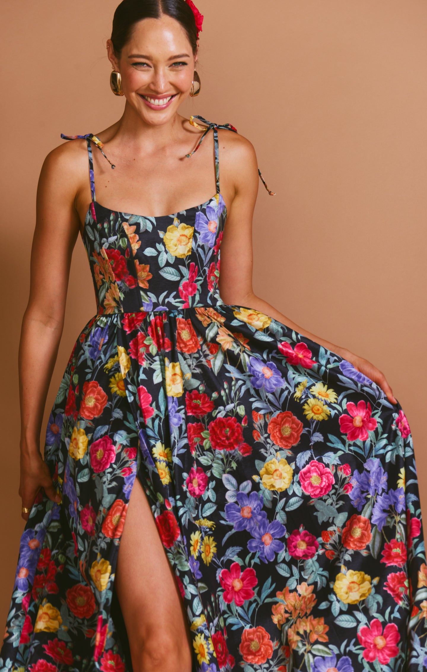 juliet maxi dress flower shop Juliet Maxi Dress, in Mimosa Floral Taffeta | Show Me Your Mumu