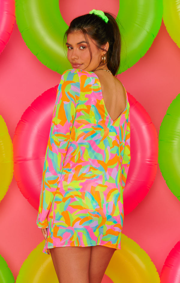 Santos Mini Cover Up ~ Neon Tropics – Show Me Your Mumu Santos Mini Cover Up ~ Neon Tropics – Show Me Your Mumu