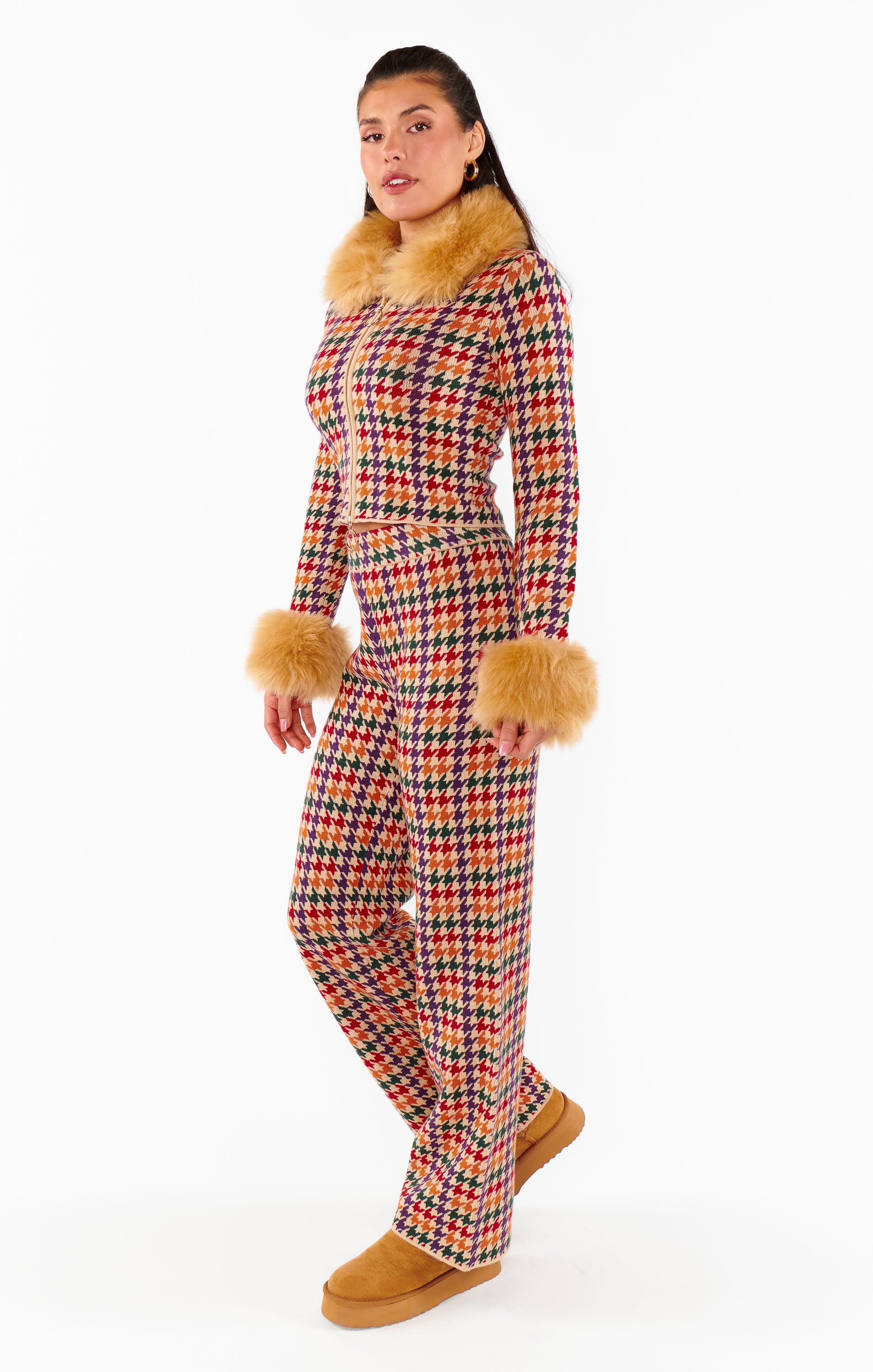 Zermatt Sweater Pant ~ Valley Houndstooth Knit – Show Me Your Mumu