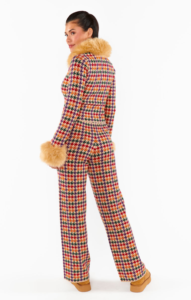 Zermatt Sweater Pant ~ Valley Houndstooth Knit – Show Me Your Mumu