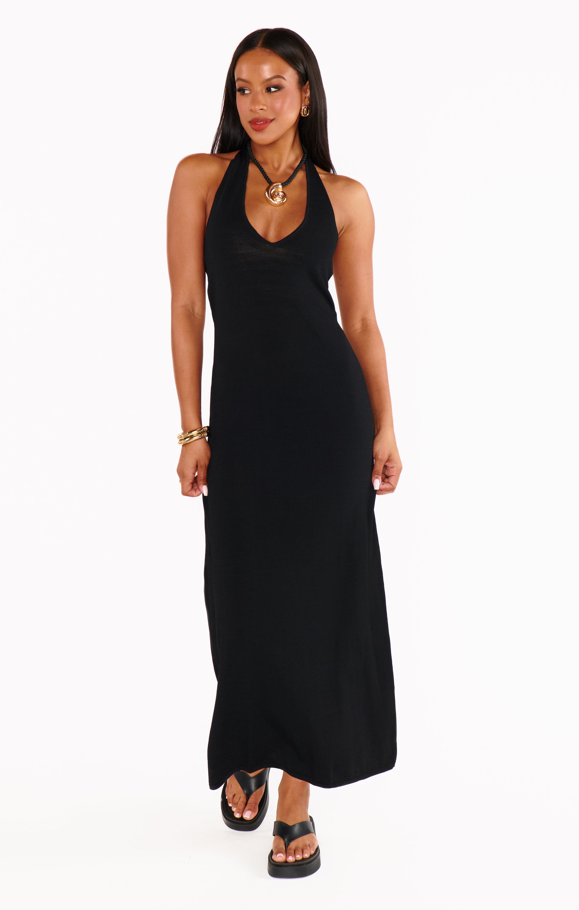 Kate Halter Dress ~ Black Knit Show Me Your Mumu Kate Halter Dress ~ Black Knit Show Me Your Mumu