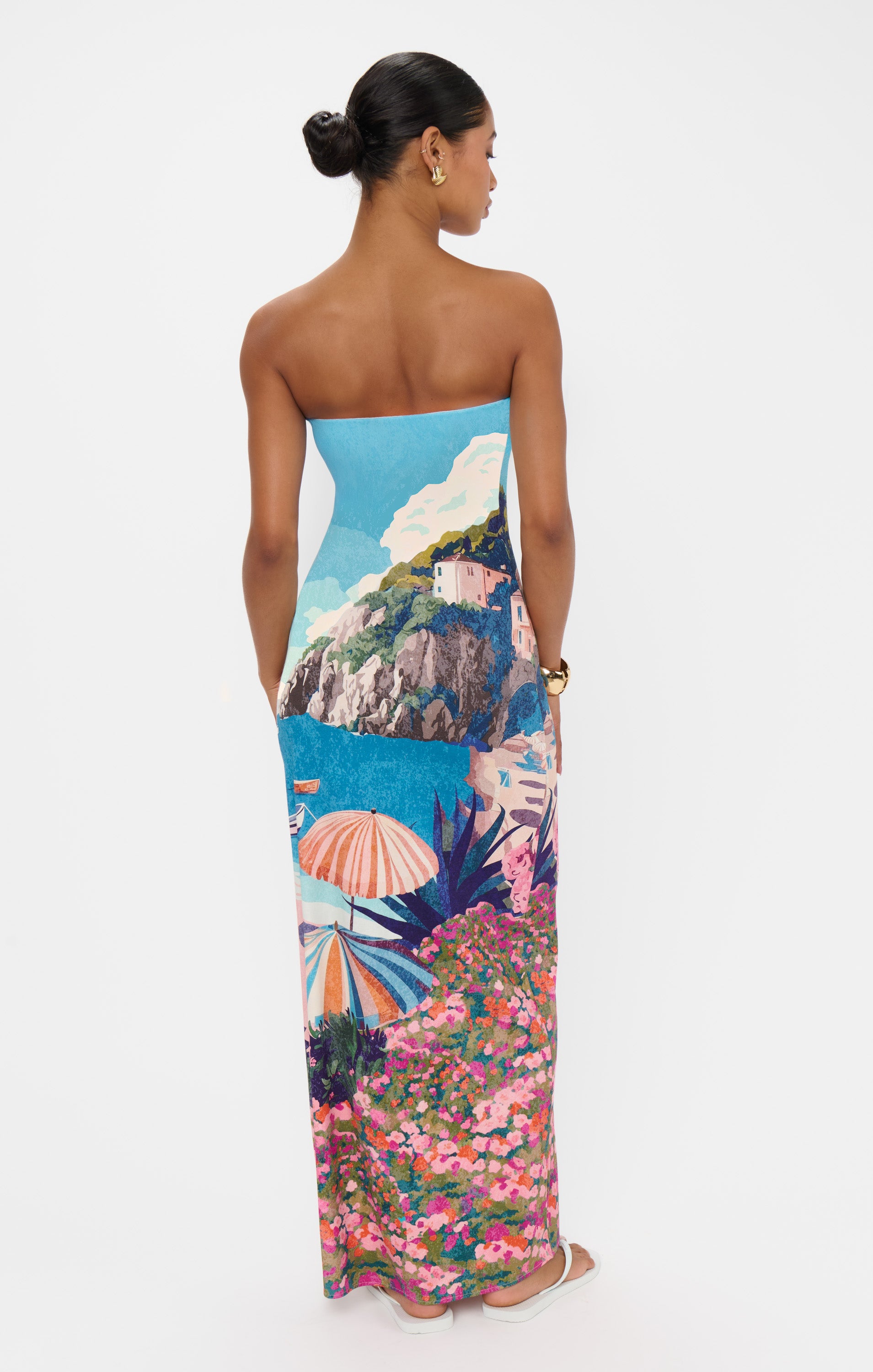 Taylor Tube Dress, in Oasis Beach Club, Size: Medium