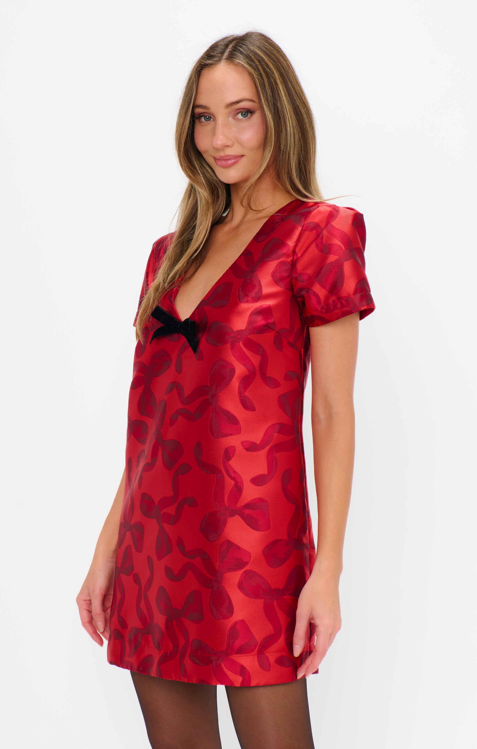 Jeanette Dress, in Bow What Fun, Size: 1x