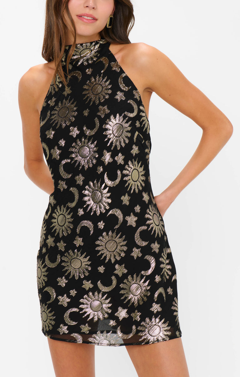 how to look slim in bodycon dress Halley Knit Halter Skirt Set - Brown