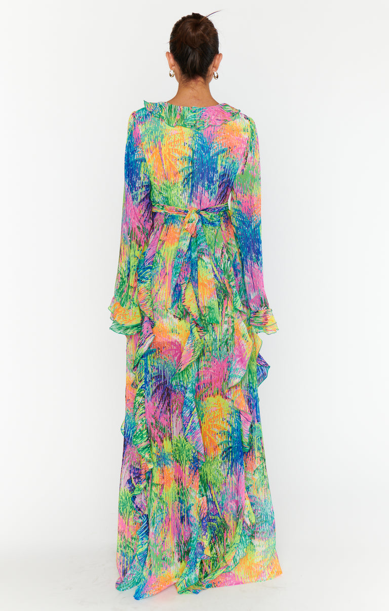 Jenny Ruffle Maxi Dress ~ Everhart Palms Show Me Your Mumu Jenny Ruffle Maxi Dress ~ Everhart Palms Show Me Your Mumu