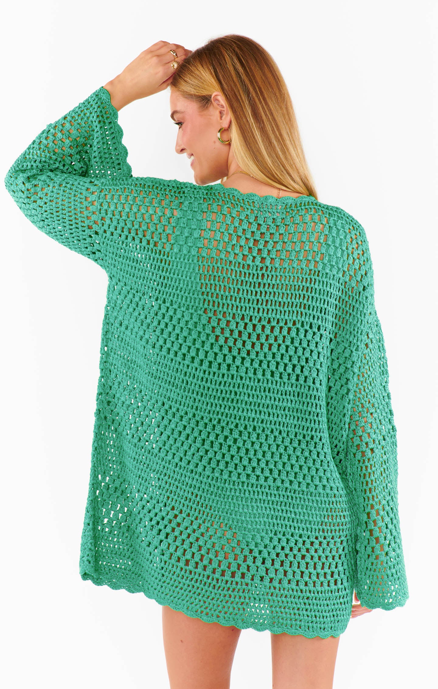Paula Pullover ~ Sea Green Crochet – Show Me Your Mumu