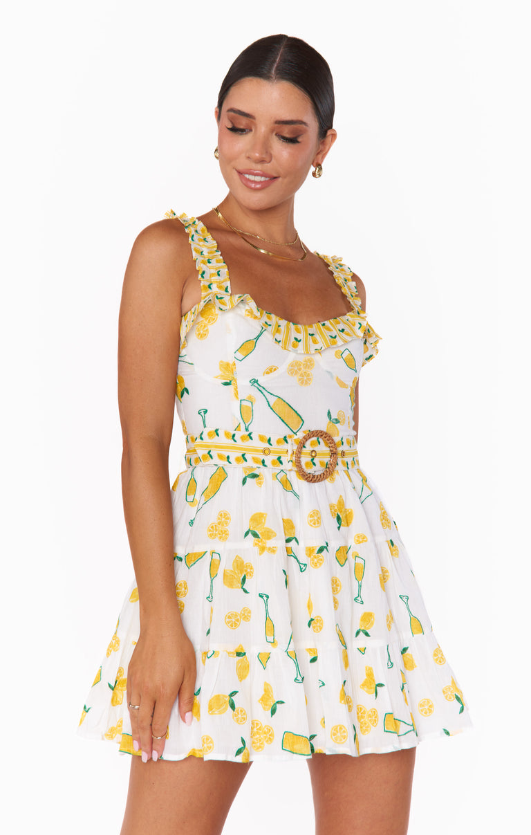 Jolene Mini Dress ~ Limoncello Embroidery – Show Me Your Mumu