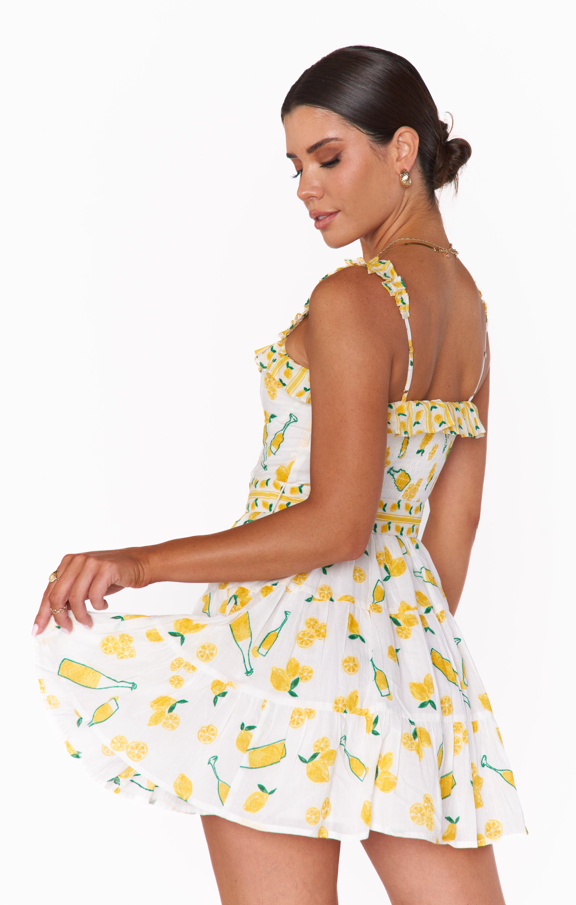 Jolene Mini Dress ~ Limoncello Embroidery – Show Me Your Mumu