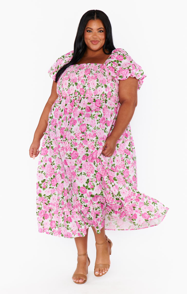 Afternoon Tea Dress ~ Cottage Floral Pink Show Me Your Mumu Afternoon Tea Dress ~ Cottage Floral Pink Show Me Your Mumu