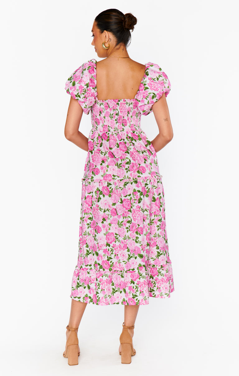open lace back dress Afternoon Tea Dress ~ Cottage Floral Pink – Show Me Your Mumu