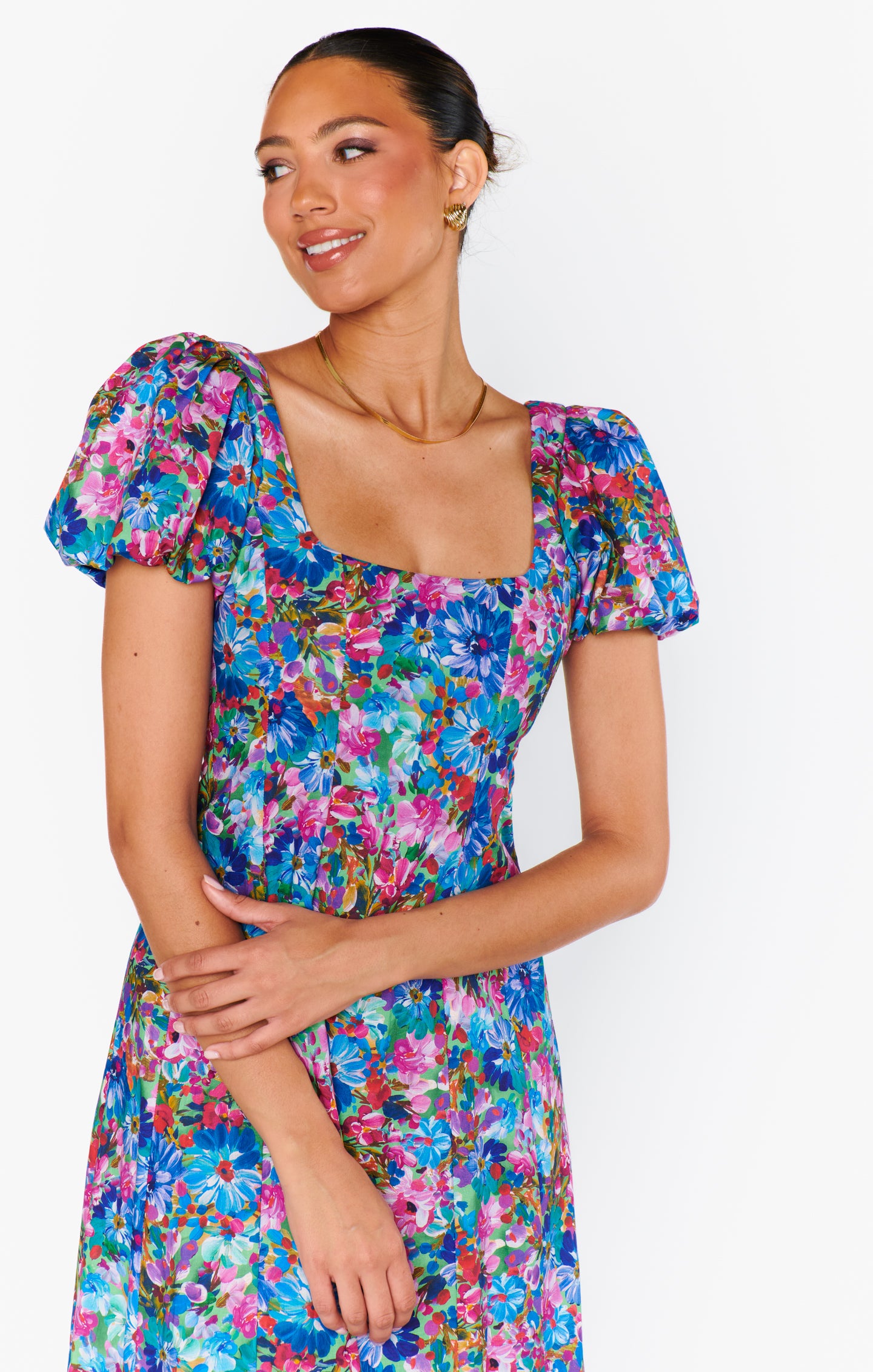 Mia Midi Dress ~ Painterly Meadows Show Me Your Mumu Mia Midi Dress ~ Painterly Meadows Show Me Your Mumu