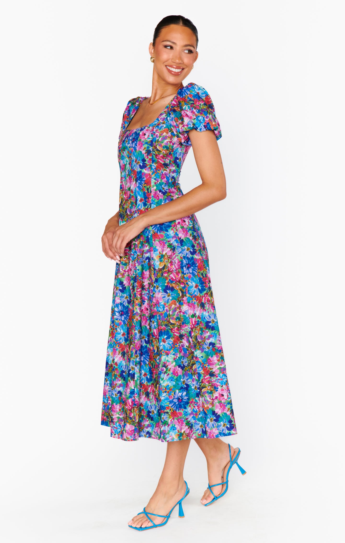 Mia Midi Dress ~ Painterly Meadows Show Me Your Mumu Mia Midi Dress ~ Painterly Meadows Show Me Your Mumu