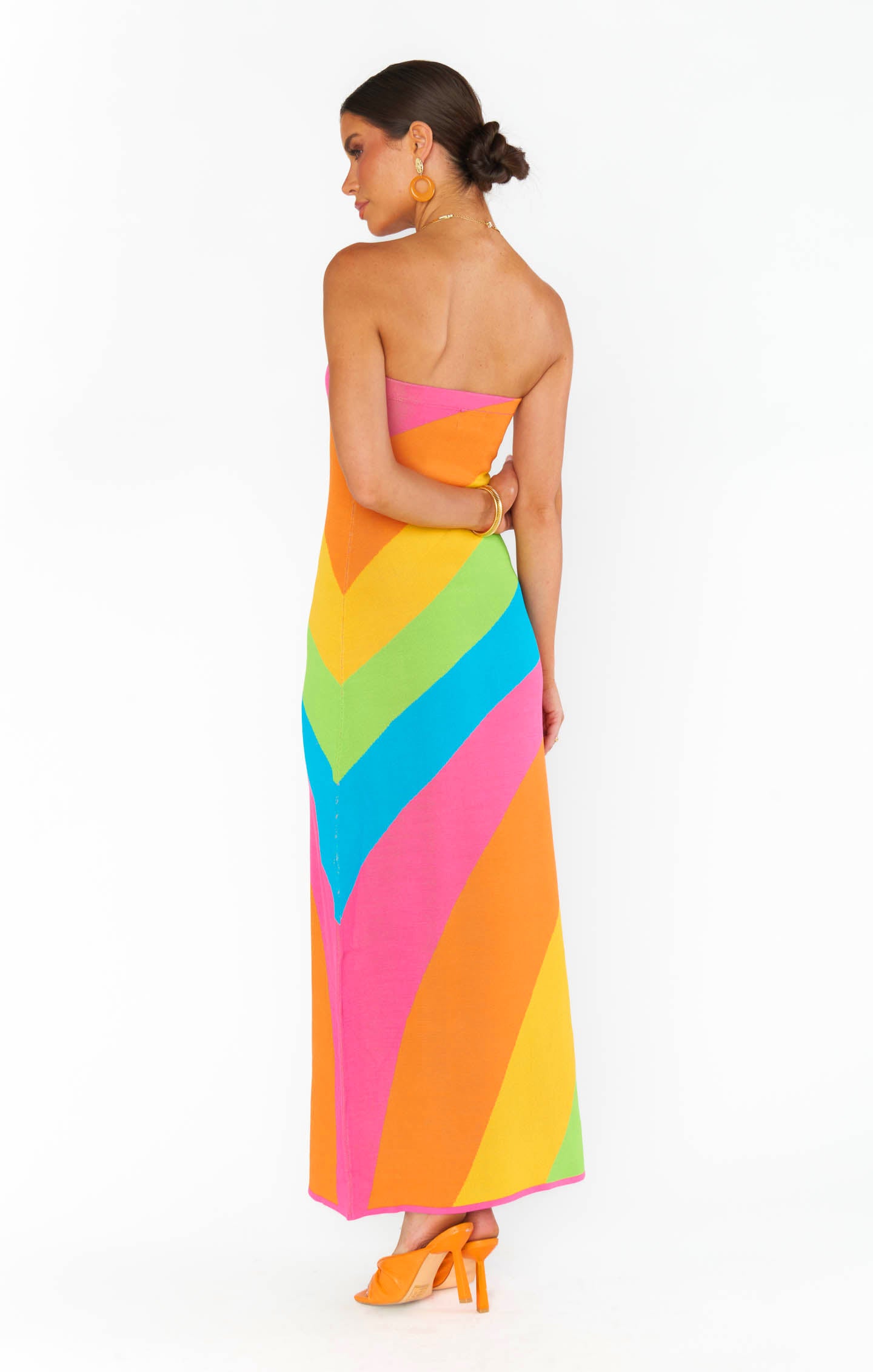 Island Nights Tube Dress ~ Salty Rainbow Stripe Knit – Show Me Your Mumu