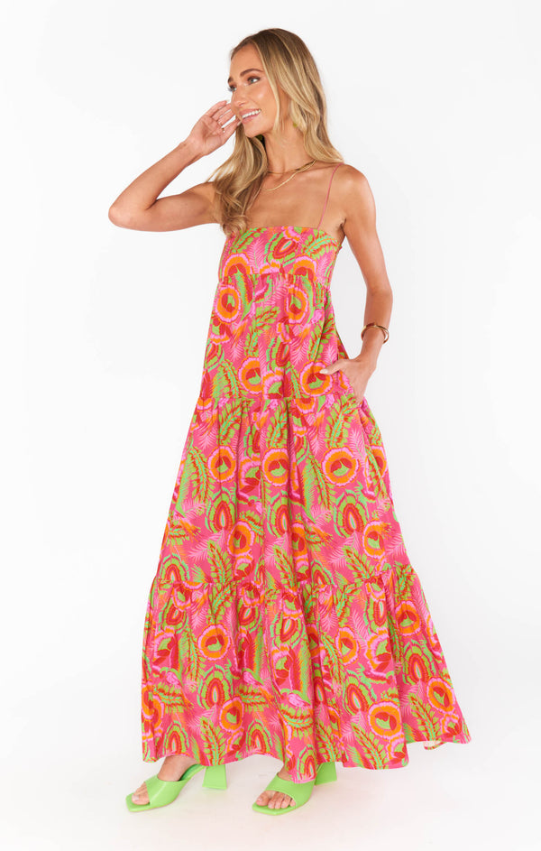 Long Weekend Maxi Dress ~ Paradise Palms – Show Me Your Mumu