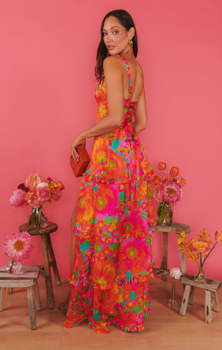knee length dresses for ladies CD295 Red / 6 main image 0