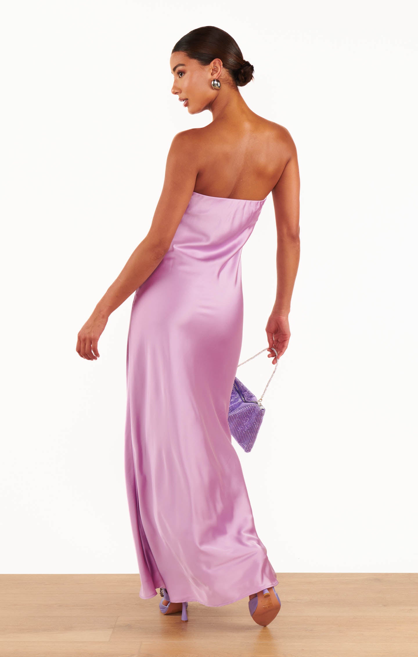 Taylor Tube Dress ~ Lilac Luxe Satin Show Me Your Mumu Taylor Tube Dress ~ Lilac Luxe Satin Show Me Your Mumu
