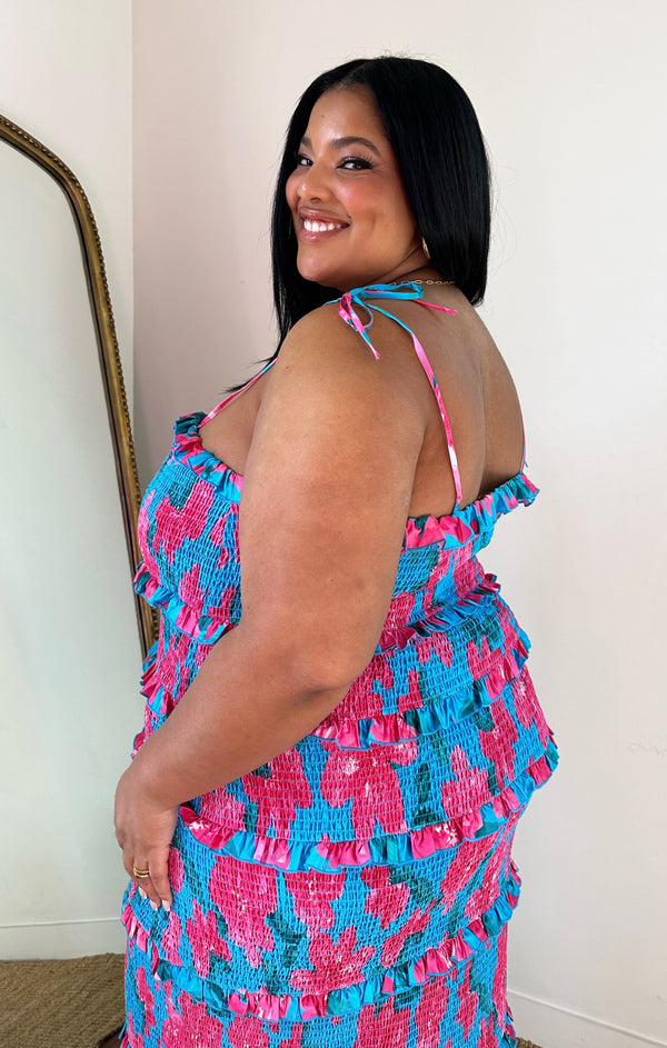 Stella Smocked Dress ~ Garden Party Blue – Show Me Your Mumu Stella Smocked Dress ~ Garden Party Blue – Show Me Your Mumu