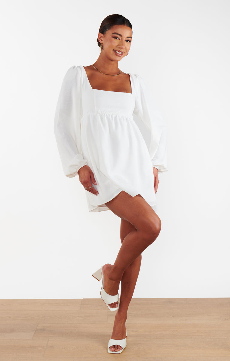 marcou mini dress Marianna Mini Dress ~ White Clip Butterfly – Show Me Your Mumu