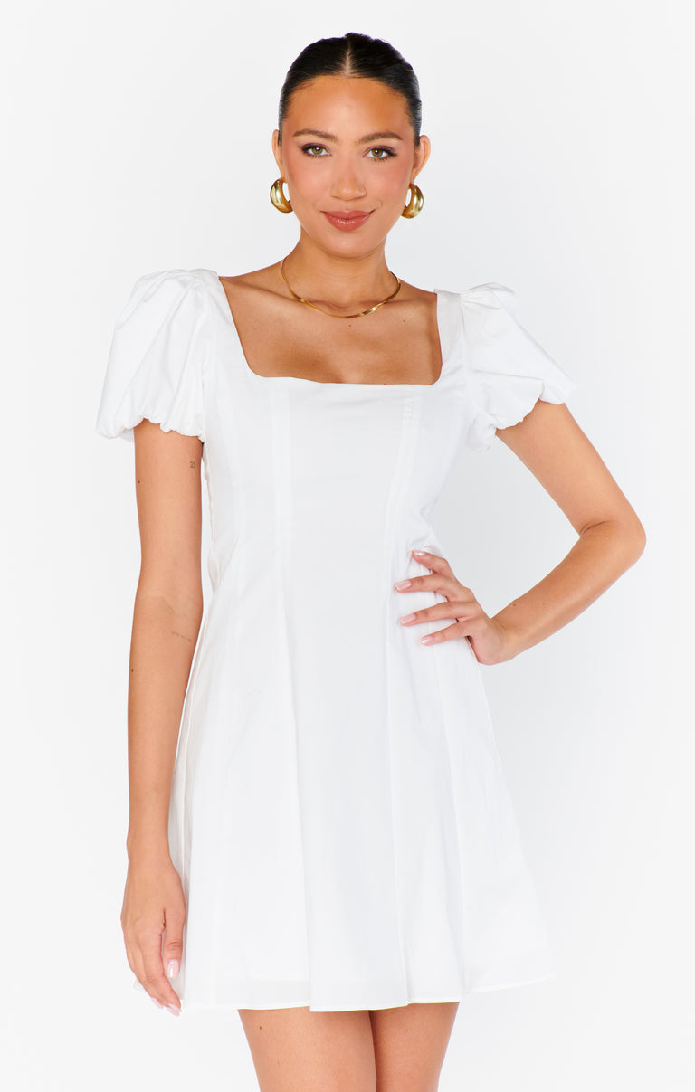 Mia Dress ~ White Poplin – Show Me Your Mumu